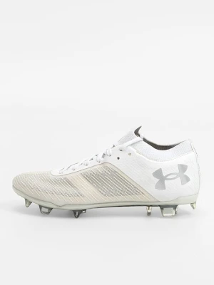 Buty piłkarskie na twardą nawierzchnię Under Armour mleczny