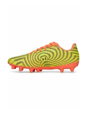 Buty piłkarskie na twardą nawierzchnię Under Armour pomarańczowy