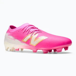 Buty piłkarskie New Balance Furon Elite V8 SG pink heat/sea salt/gold metallic