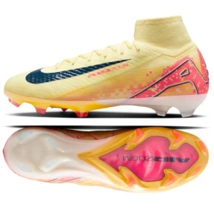 Buty piłkarskie Nike Zoom Mercurial Superfly 10 Elite Km Fg FQ8692-800 pomarańczowe