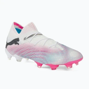 Zdjęcie produktu Buty piłkarskie PUMA Future 7 Ultimate FG/AG puma white/puma black/poison pink