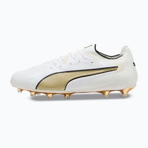 Zdjęcie produktu Buty piłkarskie PUMA King 20 Ultimate Fg/Ag puma white/metallic gold/puma black
