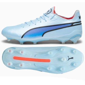 Buty piłkarskie Puma King Ultimate FG/AG M 107563-02 srebrny odcienie szarości