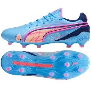 Buty piłkarskie Puma King Ultimate Vol. Up FG/AG 108069-01 niebieskie