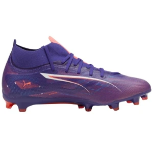 Buty piłkarskie Puma Ultra 5 Match+ FG/AG 107686 01 fioletowe