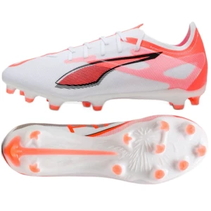 Buty piłkarskie Puma Ultra 5 Match FG/MG 108166-01 białe