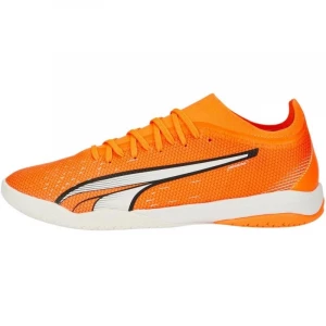 Buty piłkarskie Puma Ultra Match It M 107221 01 pomarańczowe pomarańcze i czerwienie