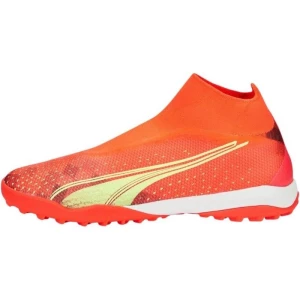 Buty piłkarskie Puma Ultra Match+ Ll Tt 107034 03 pomarańczowe pomarańcze i czerwienie