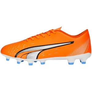 Buty piłkarskie Puma Ultra Play FG/AG 107224 01 pomarańczowe pomarańcze i czerwienie