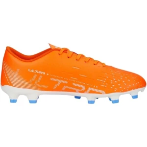 Buty piłkarskie Puma Ultra Play FG/AG 107224 01 pomarańczowe pomarańcze i czerwienie