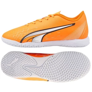 Buty piłkarskie Puma Ultra Play It  107237 01 pomarańczowe pomarańcze i czerwienie