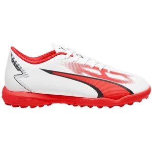 Buty piłkarskie Puma Ultra Play Tt Jr 107533 01 białe białe