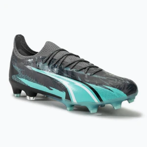 Zdjęcie produktu Buty piłkarskie PUMA Ultra Ultimate Rush FG/AG strong gray/puma white/elektro aqua