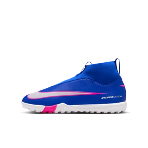 Zdjęcie produktu Buty piłkarskie typu high top dla małych/dużych dzieci TF Nike Jr. Mercurial Superfly 10 Academy - Niebieski