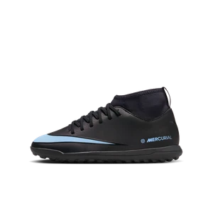 Buty piłkarskie typu high top dla małych/dużych dzieci TF Nike Jr. Mercurial Superfly 10 Club - Czerń