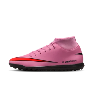 Buty piłkarskie typu high top na nawierzchnię typu turf Nike Mercurial Superfly 10 Club - Różowy