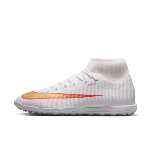 Buty piłkarskie typu high top na nawierzchnię typu turf Nike Mercurial Superfly 11 Academy - Biel