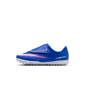 Buty piłkarskie typu low top na nawierzchnie typu turf dla małych dzieci Nike Jr. Mercurial Vapor 16 Club - Niebieski