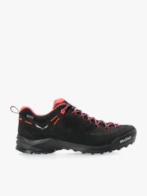 Buty podejściowe damskie Salewa Wildfire Leather GTX - black/fluo coral