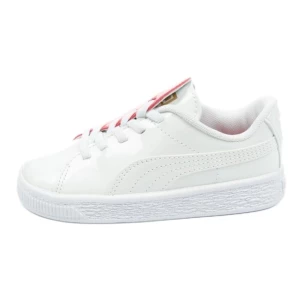 Buty Puma Basket Crush Patent Baby 369676 01 białe