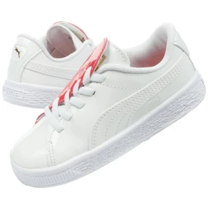 Buty Puma Basket Crush Patent Baby 369676 01 białe