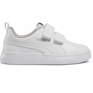 Buty Puma Courtflex v2 V Jr 371543 04 białe