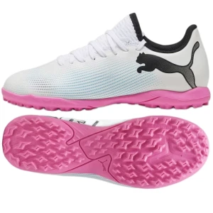 Buty Puma Future 7 Play Tt Jr 107737 01 białe