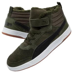 Buty Puma Rebound Street Sd Fur Ps 367869 02 zielone