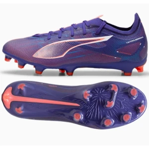 Buty Puma Ultra 5 Match FG/MG 107687 01 fioletowe