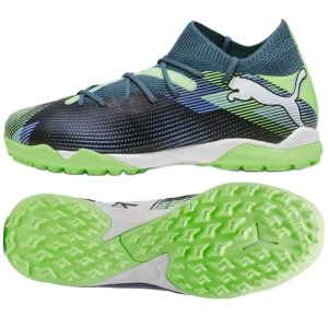 Buty Puma Ultra 7 Match TT+ Mid  107948-03 niebieskie