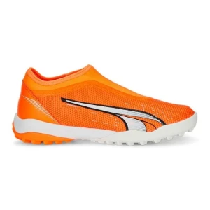 Buty Puma Ultra Match Ll Jr Tt 107231 01 pomarańczowe pomarańcze i czerwienie