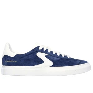 Buty męskie Skechers Arch Fit Legend - Hamor 254000NVY - niebieskie