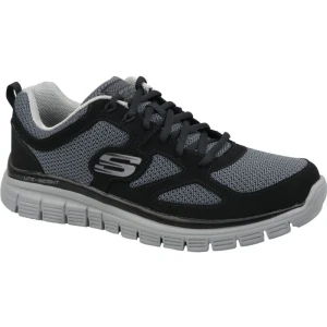 Buty Skechers Burns Agoura M 52635-BKGY czarne