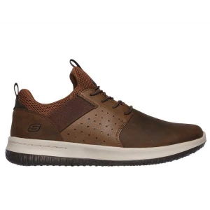 Buty Skechers Delson Axton sneakersy M 65870-CDB brązowe