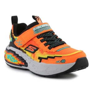 Buty Skechers Mega-Craft 4K Jr 402160L-ORBK pomarańczowe