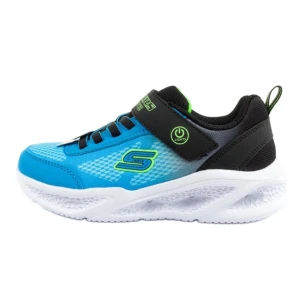 Buty Skechers Meteor-Lights-Krendox  401495L/BKBL niebieskie