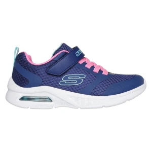 Buty Skechers Microspec Max - Racer Gal 303543L-NVPK niebieskie