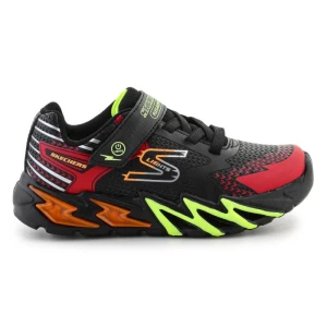 Buty Skechers S-Lights Flex-Glow Bolt 400138L-BKRD czarne