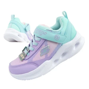 Buty Skechers S Lights-Sola Glow  303714L/TQLV fioletowe
