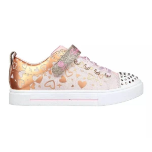 Buty Skechers S Lights® Twinkle Sparks Heather Charm Jr 314787L-LPRG Lt różowe