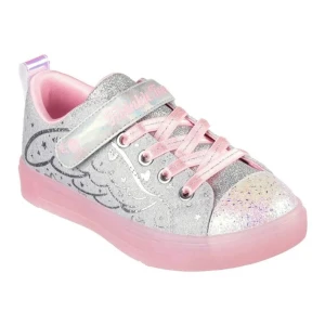 Buty Skechers S Lights Twinkle Sparks Heather Magic 314703L-GYPK srebrny