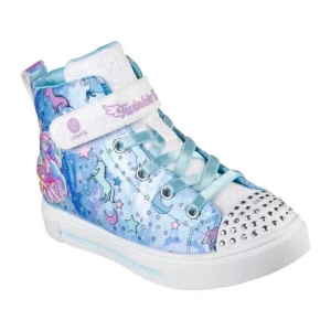 Buty Skechers S Lights Twinkle Sparks Unicorn Daydream 314800L-BLMT niebieskie