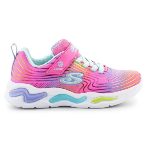 Buty Skechers S-Lights Wavy Beams  302338L-PKMT różowe