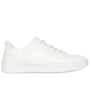 Buty męskie Skechers Slip-ins: Court Break Double Vented 183177WHT - białe