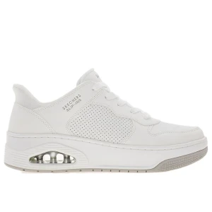 Buty męskie Skechers Slip-ins: Uno Court - Acacia 183151WHT - białe