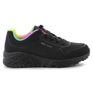 Buty Skechers Uno Lite Rainbow Speckle 310456L-BKMT czarny czarne