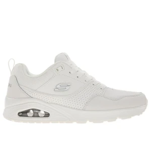 Buty męskie Skechers Uno Retro One 183020W - białe