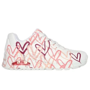 Buty Skechers Uno Spread The Love 155507-WCRL białe