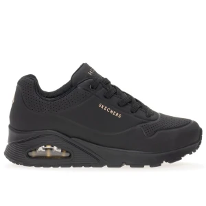 Buty damskie Skechers Uno Stand on Air 73690BBK - czarne