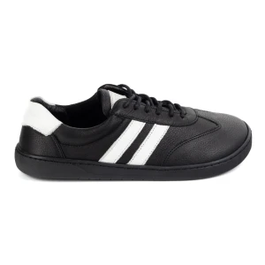 Buty skórzane damskie Joker Blackorwhite czarne – minimalistyczne sneakersy od Olivier